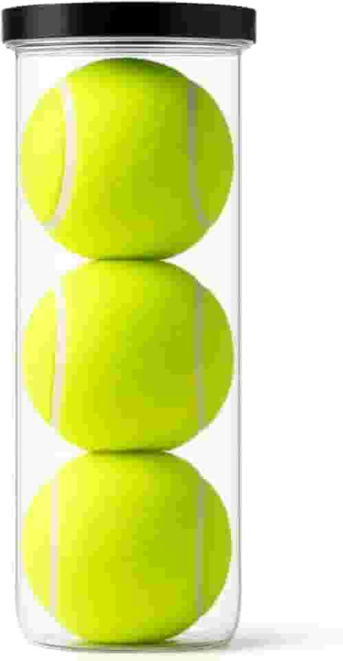 Bolas de Tênis Alta Performance - Pack com 3 Unidades - Quique Consistente e Durabilidade Superior - Cor Verde Vibrante - Para Todos os Tipos de Quadra