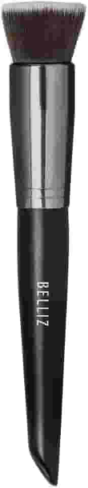 Pincel Kabuki Reto, Belliz, Preto/ Cinza/ Branco