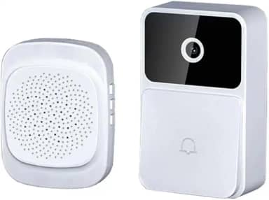 Campainha Inteligente com Vídeo, Visão Noturna e Áudio Bidirecional, Monitoramento em Tempo Real
