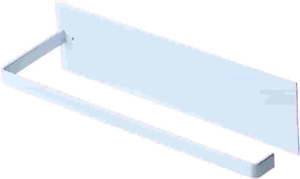 Porta Papel Toalha Multiuso Suporte Rolo e Toalha para Cozinha Banheiro Prático Facil de instalar (branco)