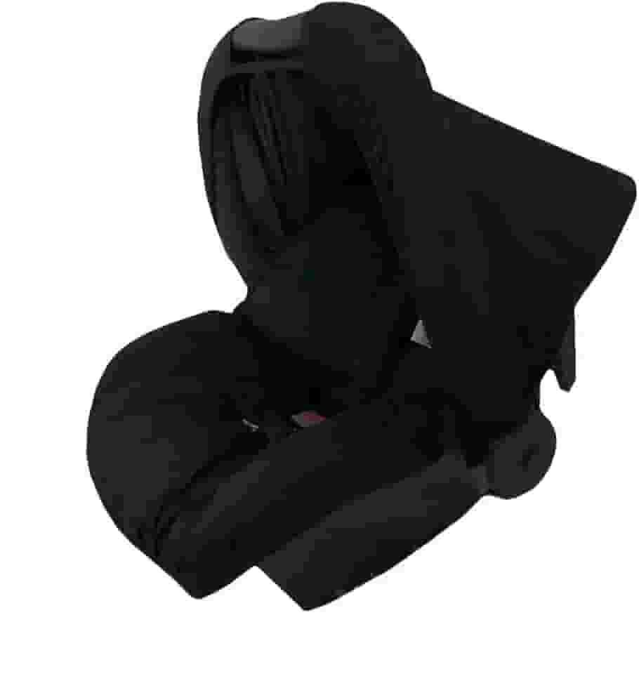 Capa Para Bebê Conforto + Capota Protetora + Protetores de Cinto Preto