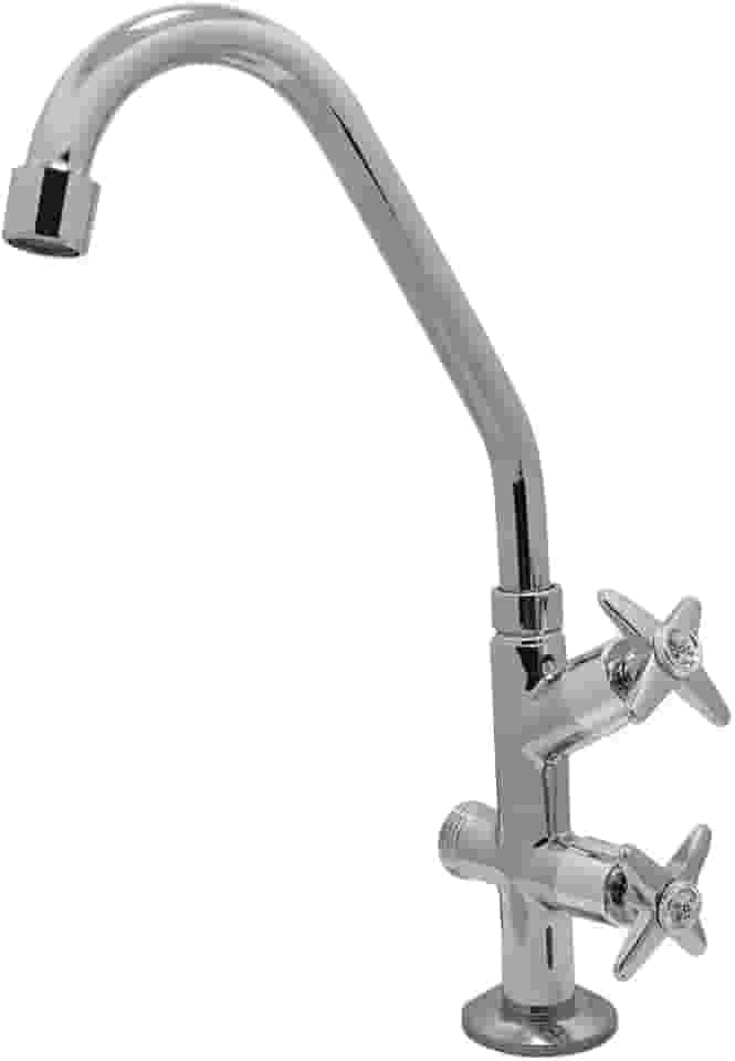 Torneira Para Tanque Maquina Metal Cromada Mesa Bancada