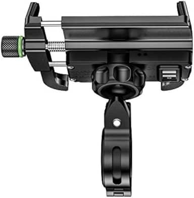 Thecoopidea Suporte de Celular Em Alumínio para Moto com Carregador USB Turbo, WR Acessorios & Cia