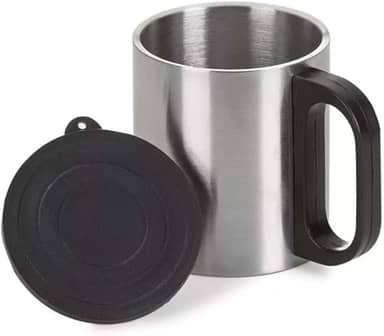 Caneca de Aço Inox Premium com Tampa - Mantenha sua bebida na temperatura ideal!