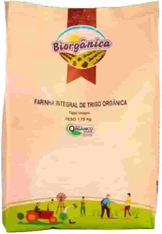 Farinha de Trigo Integral Orgânica Biorgânica 1,75kg