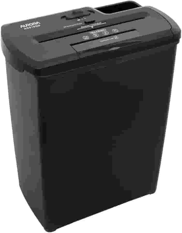 Fragmentadora de papel Aurora tiras 8 folhas+ cartão+CD/DVD 127V