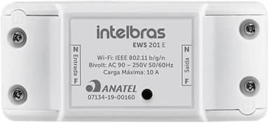 Interruptor Controlador de Cargas Izy Smart Wi-Fi EWS 201 E Branco Intelbras