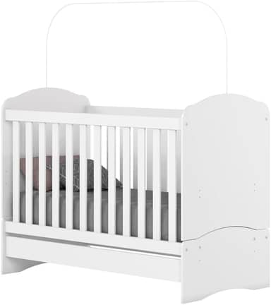 Berço Mini Cama 3 em 1 Bala de Menta