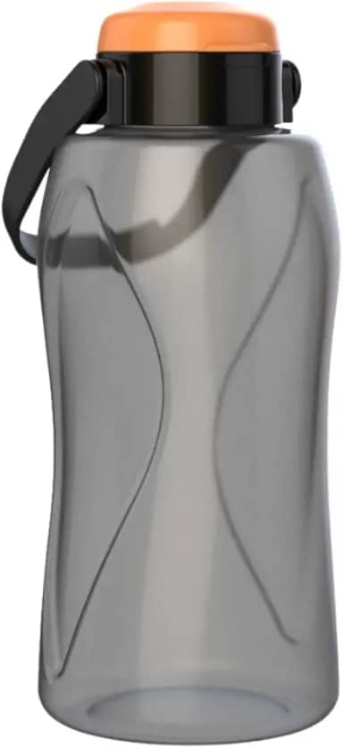 Garrafa De Água Max 1,5lt Com Alça Suporte Celular Grande (Fumê)