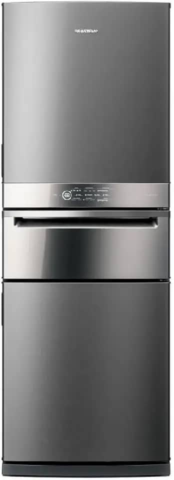 Geladeira Brastemp Inverse 3 Frost Free 419 litros cor Inox com Freeze Control Pro-BRY59CK 110V