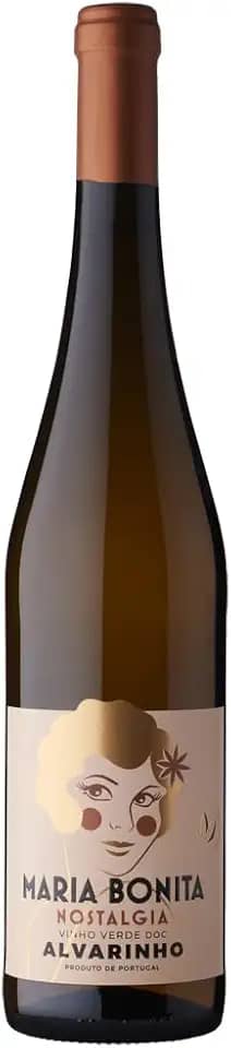 Vinho Branco Português Maria Bonita Nostalgia Alvarinho DOC Verde 750ml