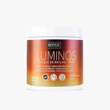 Biofios Profissional - Máscara de Hidratação Luminos 500g - Choque de Brilho