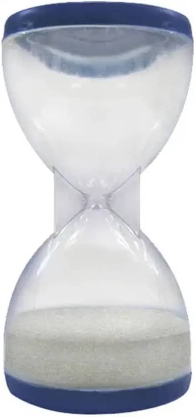 Ampulheta 110 a 130 seg. 3,5cm X 6,7cm. Tampa Azul Acessório de Jogo Ludens Spirit AMP120-AZ