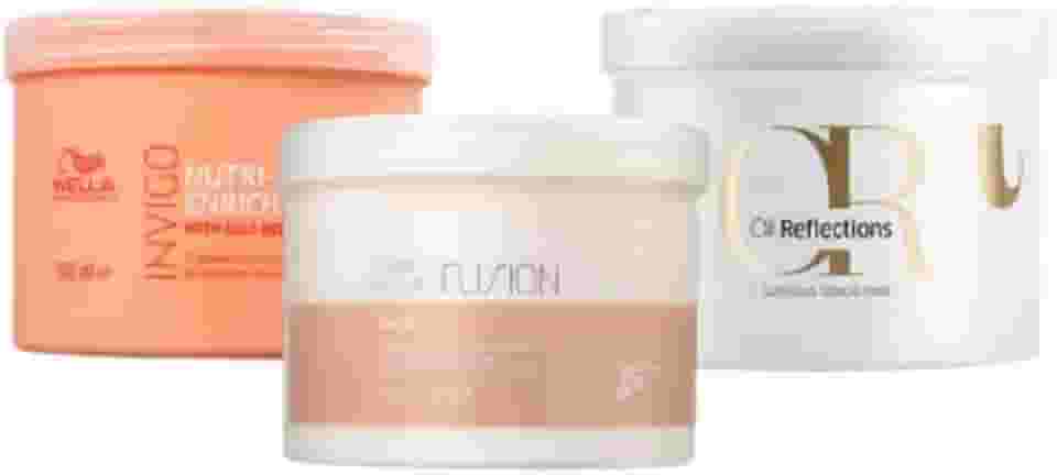 Kit Wella Fios Perfeitos Cronograma Capilar 03 Mascaras 500g