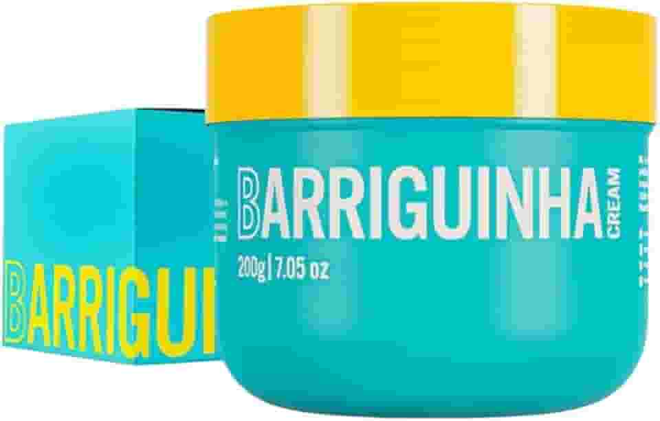 Beleza Brasileira Barriguinha Cream Creme Firmador e Redutor de Medidas, Celulites e Flacidez, Reduz a gordura Localizada e melhora a firmeza da pele, Todos os Tipos de Pele, Produto Vegano e Não Testado em Animais 200G