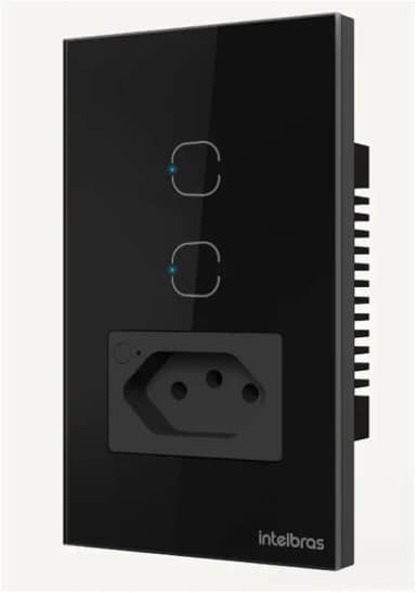 Tomada Inteligente Wi-Fi ETS 2002 (Preto)