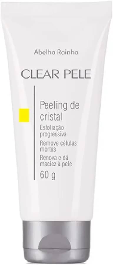 Peeling de Cristal Clear Pele 60g Abelha Rainha