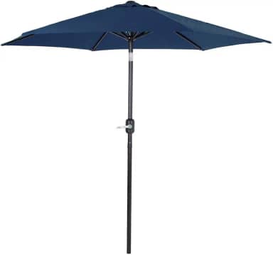 OMBRELONE C/MANIVELA ALUM 2,4m AZUL (1)