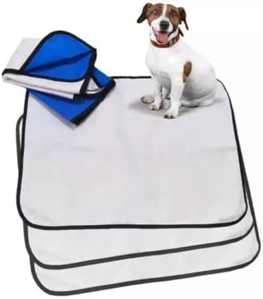 Kit 3 tapetes higiênicos laváveis premium - Alta absorção