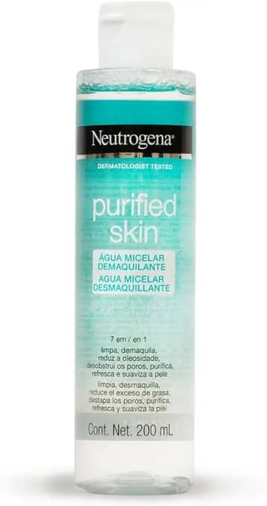 Neutrogena Água Micelar Demaquilante Purified Skin, 200ml