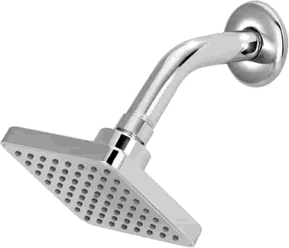 Chuveiro Ducha Flatt Quadrado Articulada Aquecedor Solar Gás