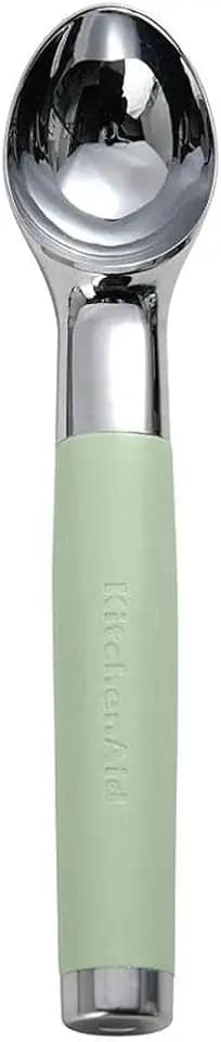 KitchenAid Colher de sorvete clássica, 22 cm, pistache