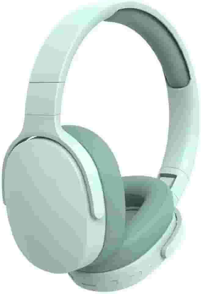 Fone de Ouvido Bluetooth 5.3, Sem Fio, Headphone, Cancelamento de Ruído, Bateria de Longa Duração, Confortável, Entrada P2 e cartão de memória. (Verde Oliva)