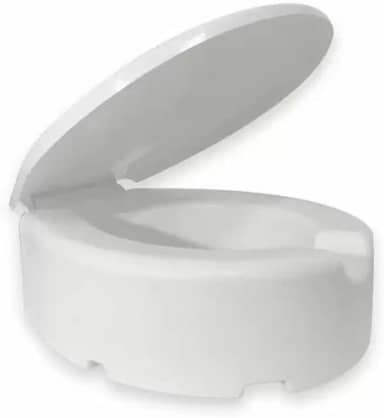 Assento Vaso Elevado Alto 13,5 Idoso Pós Cirurgia C/Tampa
