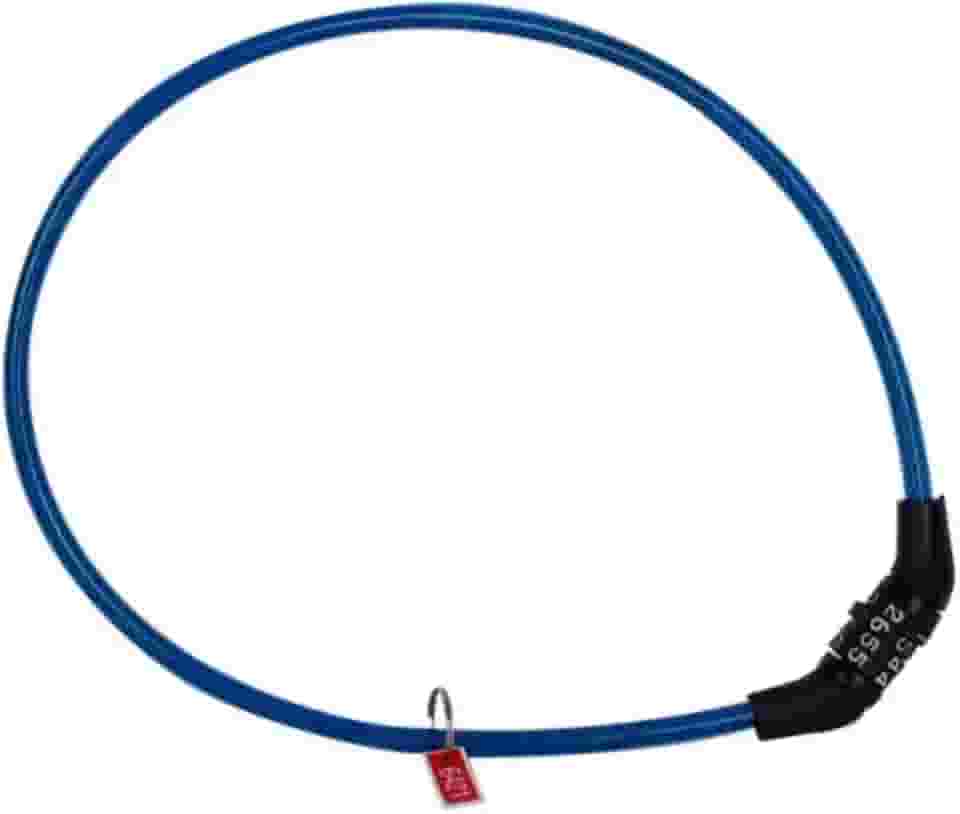 Cadeado Cabo de Aço Trava com Combinação Numérica Dígitos para Bicicleta Bikes Capacete Moto