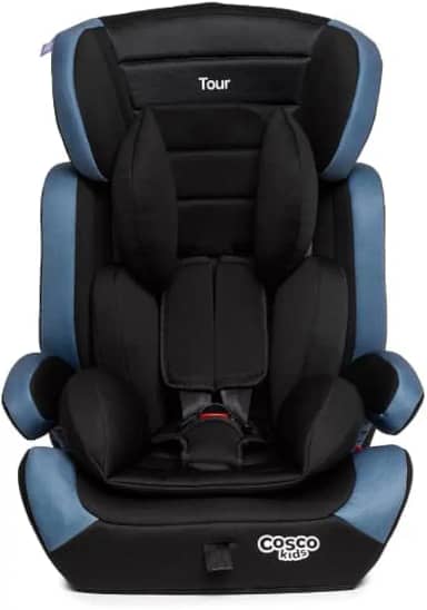Cadeirinha Cosco Kids, Tour, 9 a 36 Kg, Preto e Azul