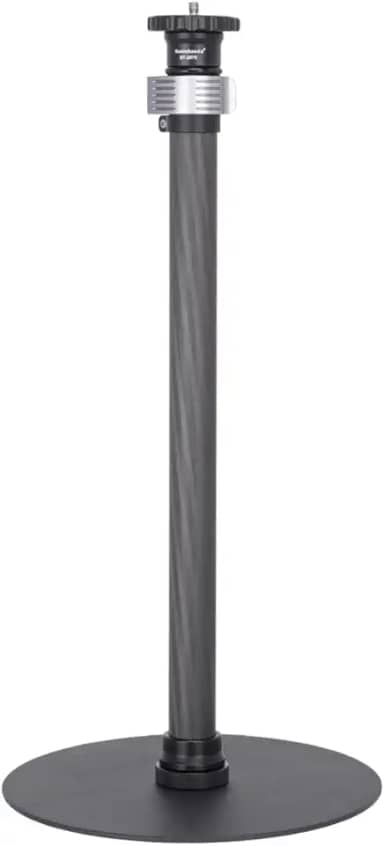 koolehaoda Monopé de base redonda de 71 cm, monopé de mesa, monopé de fibra de carbono de tubo de 32 mm para câmeras DSLR Canon, Sony, Nikon e luz de vídeo (ST-2070)