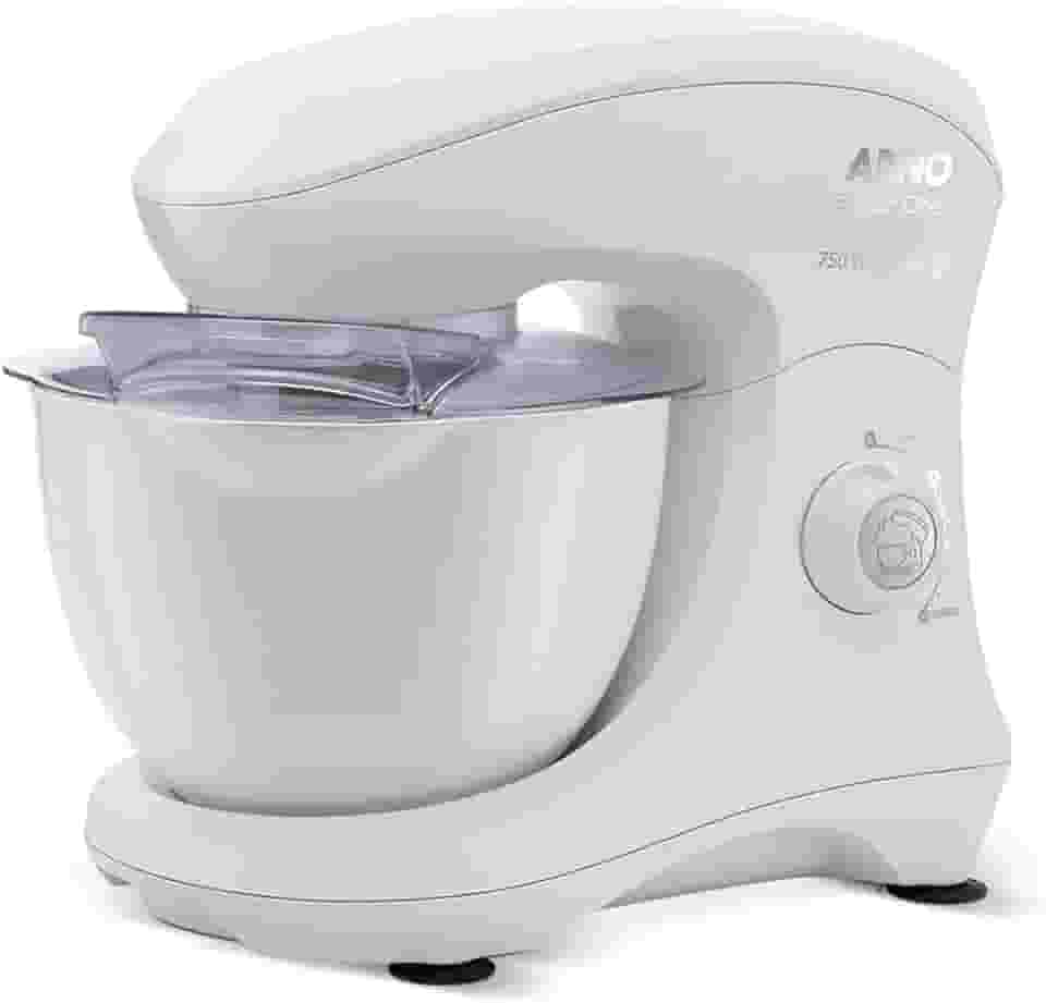 Batedeira Planetária Arno Superchef 750W 5 litros 15 velocidades Branca 220V KM00