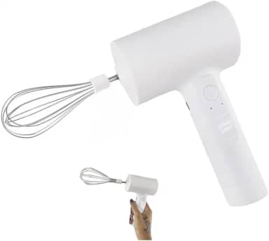 Mixer de Mao Multifuncional Batedor USB Alta Velocidade Misturador Sem Fio Bolo Doces Confeitaria Cozinha Potente Portatil