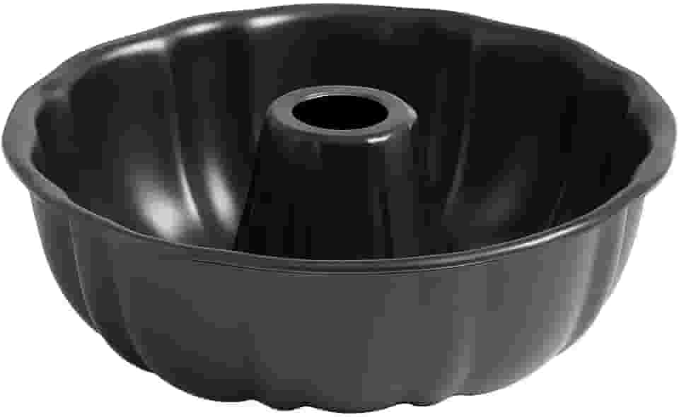 Forma Assadeira Redonda com Furo Central 24cm Antiaderente para Bolo e Pudim Alta Resistência e Fácil de Limpar