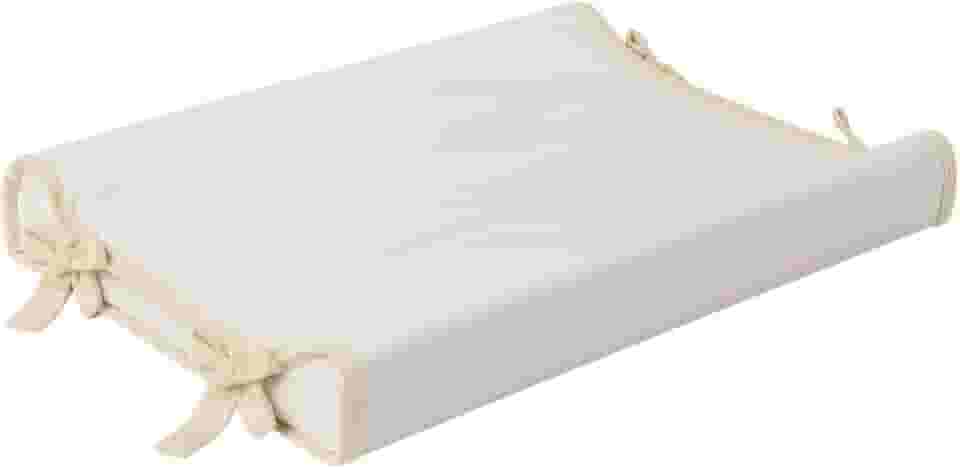 Trocador Americano Bebe Comoda Fralda Com Abas Impermeavel Anatomico Com Capa Plástica Algodão Macio Palha com Caqui (60x40)