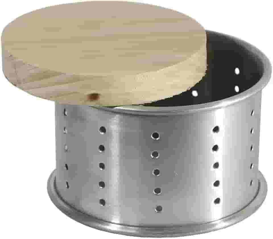 Forma Avulsa Redonda Queijo Caseiro Artesanal Alumínio 16cm