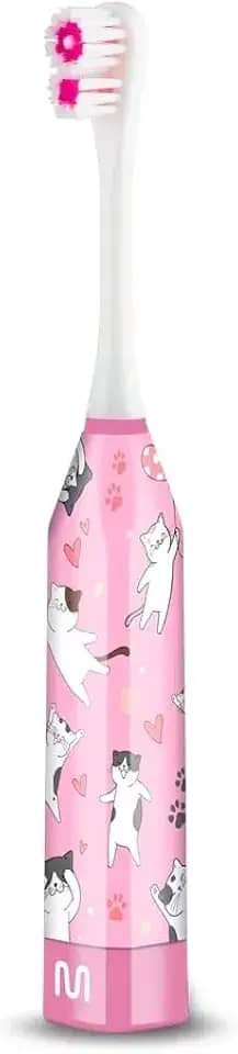 Escova Dental Elétrica Infantil - Kids Health Pro - Gatinho - Multi Saúde - HC155