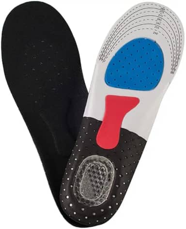 Palmilha ortopédica Esportiva Anti Impacto Alívio Dor 4Feet - Prática de esportes radicais, caminhadas e treinos (36-41)
