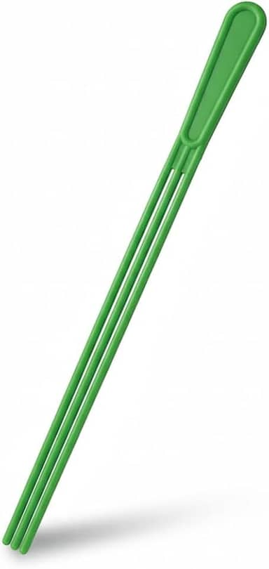 Zaidan’s Baqueta Tripla para Tamborim 3 Hastes – Nylon resistente, 37 cm, 25 g – Para samba, ensaios e shows Percussão – Cores: vermelho, azul, preto, verde (Verde)