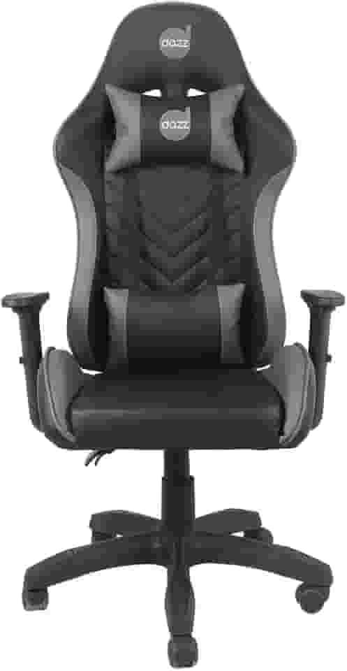 Cadeira Gamer Elite Pro Dazz – Couro PU/Courino, Pistão Classe 4, Suporta até 150 kg, Braços 1D, Reclinável 130°, Almofadas Lombar e Pescoço, Base Nylon 50 mm