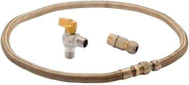 Kit Instalação Gás GN/GLP Encanado para Fogão/Cooktop e Forno com Registro (EKIT112)