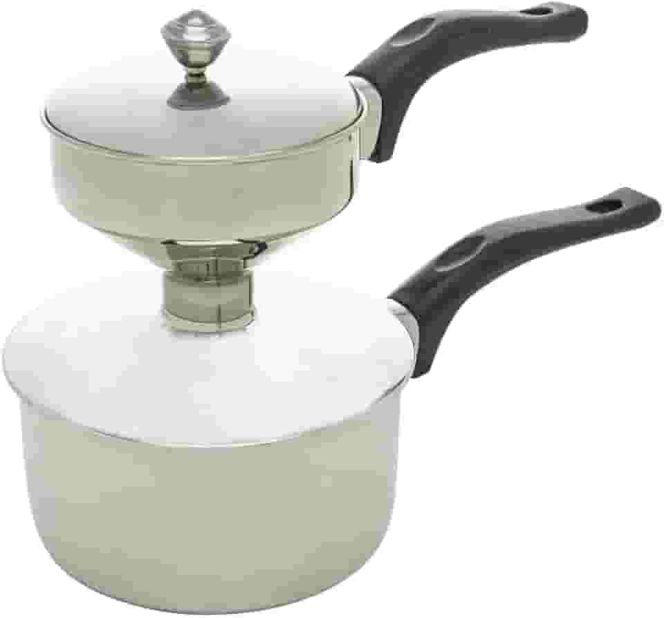 LYOR - Cuscuzeira Individual de Aço Inox 25cm x 12cm x 17,5cm