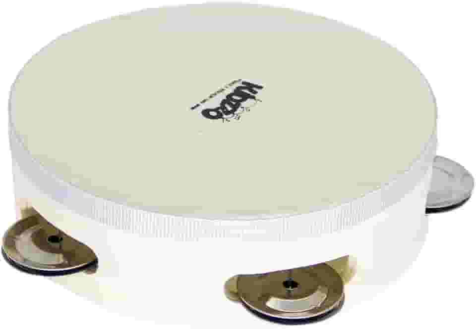 Pandeiro 6 Pol Infantil Madeira C/Pele Animal Kidzzo