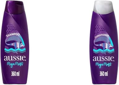 Kit Shampoo Aussie Moist 360ml + Condicionador Aussie Moist 360ml
