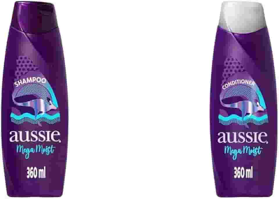 Kit Shampoo Aussie Moist 360ml + Condicionador Aussie Moist 360ml