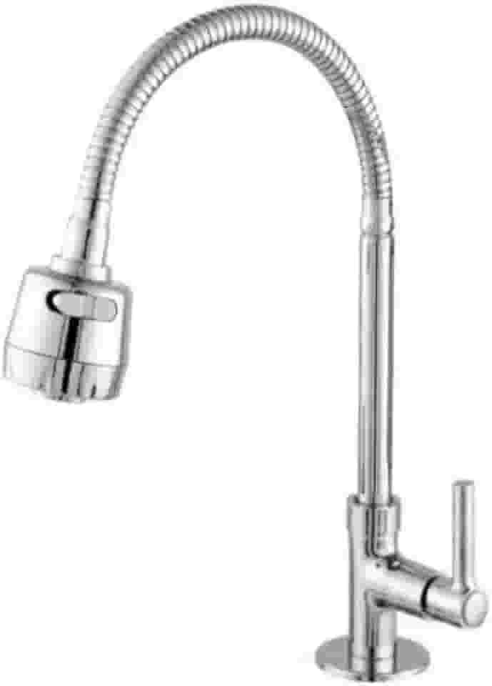 Torneira Gourmet Flexível para Cozinha de Bancada – Luxo em Metal com 1/4 de Volta