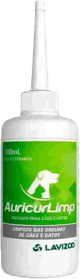 Auricur Limp 100ml Lavizoo Limpeza De Ouvidos De Cães Gatos