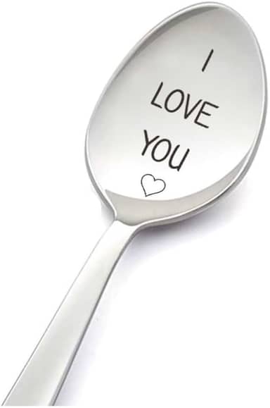 Presentes de aniversário para marido, esposa, I Love You, colher para namorado, namorada, presente de Natal para dia dos namorados, presente para casal, colheres, presentes para ele e ela, colheres de