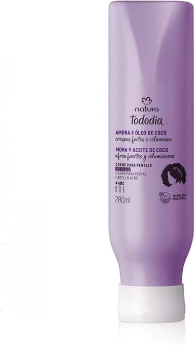 Creme para Pentear Crespos Tododia Amora e Óleo de Coco - 280 ml