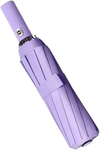 Guarda Sol Professional 12 Hastes Sombrinha Praia com Proteção Total Solar Resistente ao Vento para Uso na Praia e Piscina